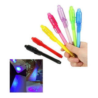 12 Plumon Tinta Mágica Invisible Con Lampara Secreto Magico 12 Plumon Tinta Mágica Invisible Con Lampara Secreto Magico
