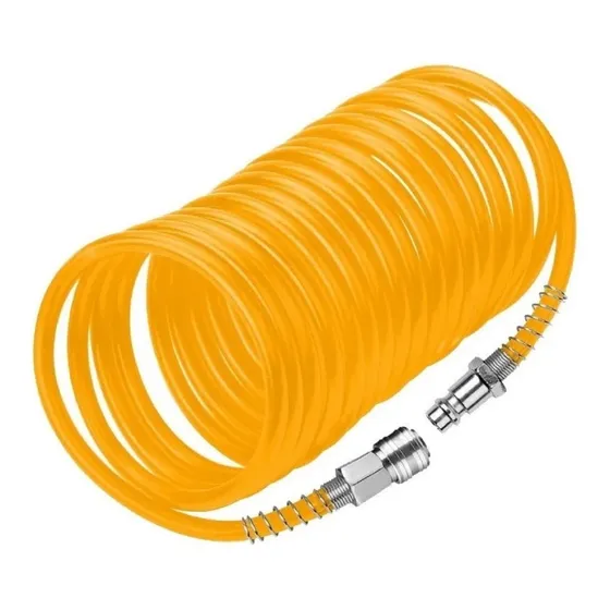 Manguera Aire Compresor 10mts. C/acoples Tolsen 73151