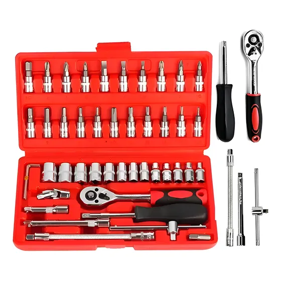 Juego De Dados Maleta  53 Piezas Con Llave De 1/4 Mecanicos