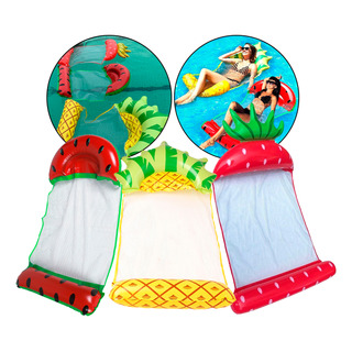 Boia Rede Inflavel Cama Flutuação Frutas Verão N/fura Boia Rede Inflavel Cama Flutuação Frutas Verão N/fura