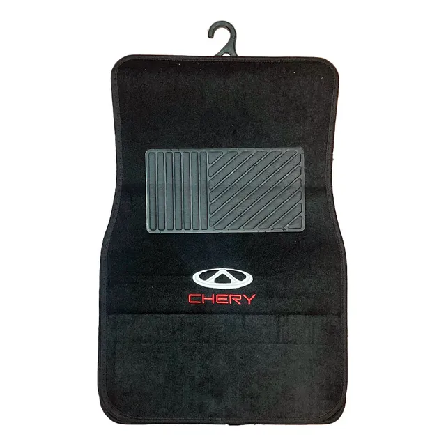 Juego Alfombras Chery 4 Piezas Moquette Logo Chery