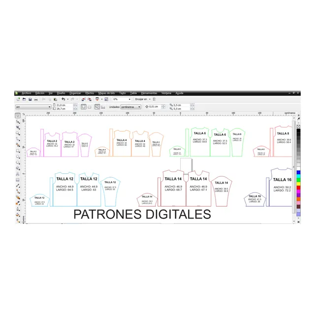 Patrón Digital O Molde Para Sublimar, Niño, Dama Y Caballero