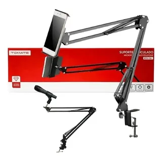 Suporte Articulado Para Microfone Tablet Celular Resistente Suporte Articulado Para Microfone Tablet Celular Resistente