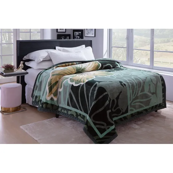 Cobertor Casal Raschel Plus Coberta Inverno Jolitex Ternille