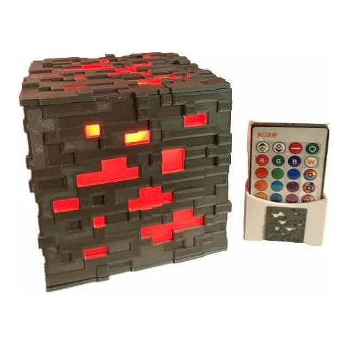 Velador Minecraft Piedra O Bedrock Rgb