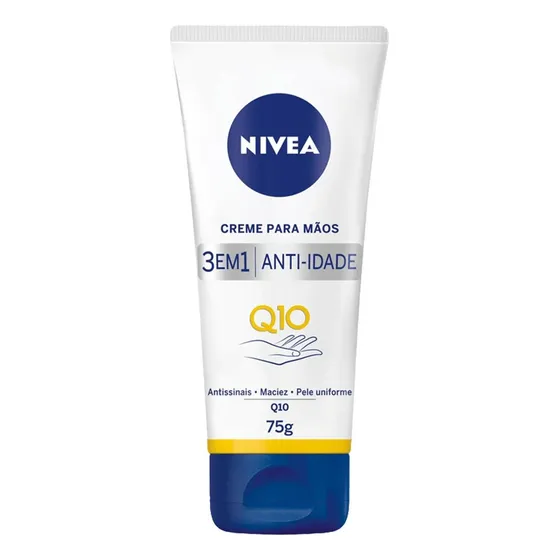 Creme Para As Mãos 3 Em 1 Anti-idade Reparação Q10 75g Nivea