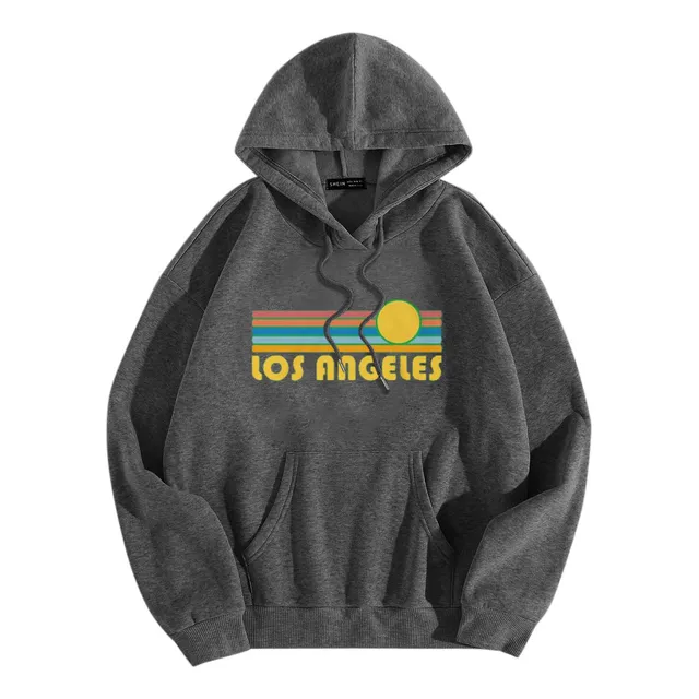 Sudadera Forro Polar Manga Larga Cuello Redondo Capucha Para