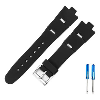Correa Del Reloj Para Bvlgari Silicona Accesorios 22/24mm Correa Del Reloj Para Bvlgari Silicona Accesorios 22/24mm