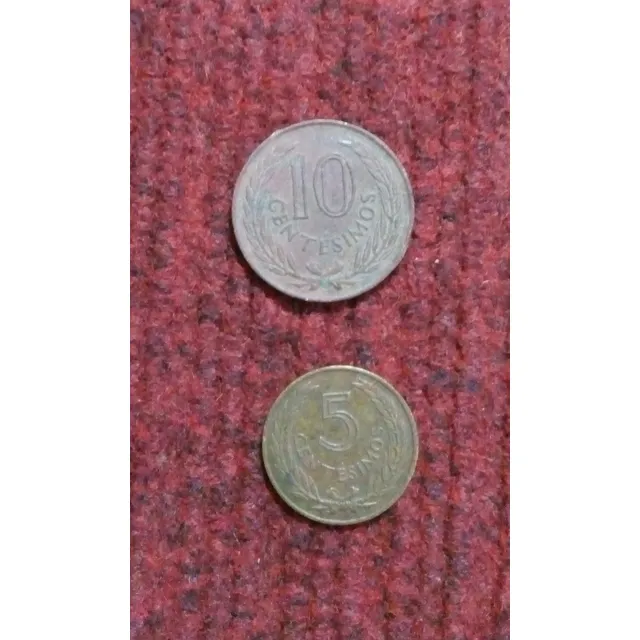 Lote Monedas Uruguayas 1960