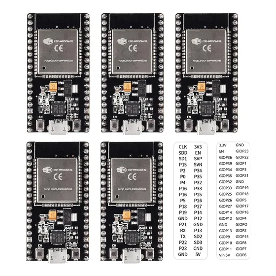 Placa De Desarrollo Esp32 Cp2102, 38 Pines, Wifi Bluetooth
