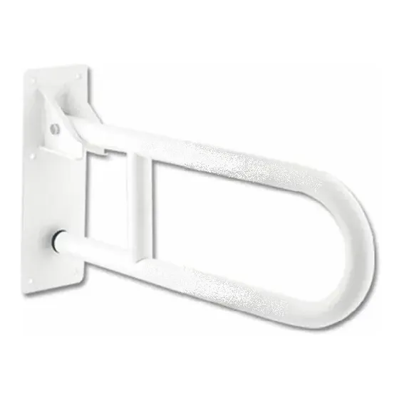 Barral Apoyo Rebatible 45 Cm Agarradera Baño Inodoro Tuyu Color Blanco