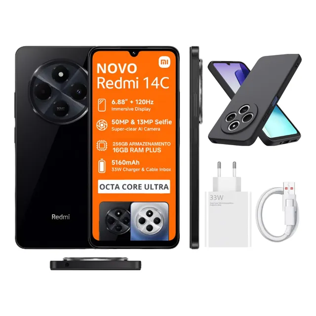 Smartphone Xiaomi Redmi 14c 256gb 8gb Dual Sim 2409brn2cl