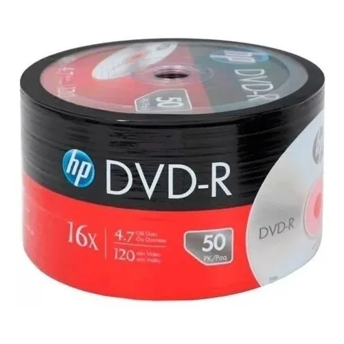 HP DVDs Vírgenes Hp -r Bulk 50 Unidades Estampado 16x