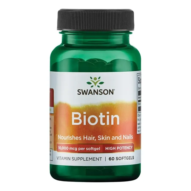 Swanson - Biotina 10000 Mcg 60 Softgels