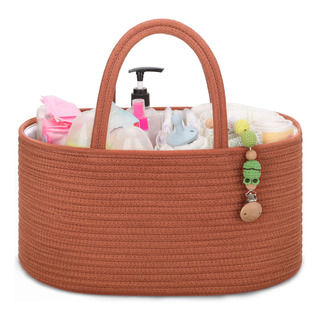 Canasta Organizadora De Cosas De Bebe Cordon Algodon Otoño R Canasta Organizadora De Cosas De Bebe Cordon Algodon Otoño R