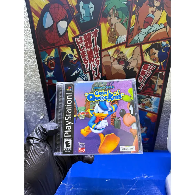 Donald Duck Goin Quackers Ps1 Psx Ps One