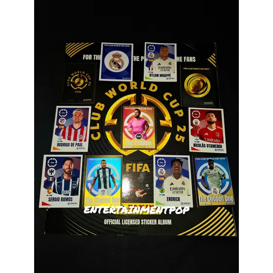 Barajitas Detalladas Mundial Clubes Fifa 2025 Album Lleno