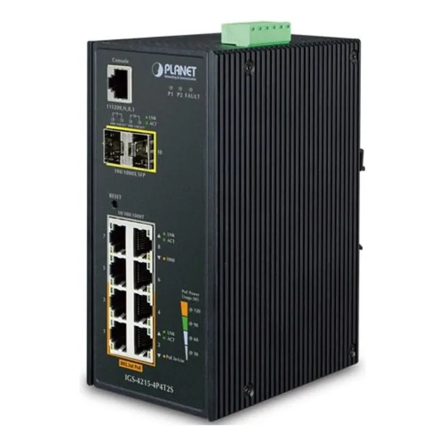 Switch Industrial Planet Igs-4215-4p4t2s