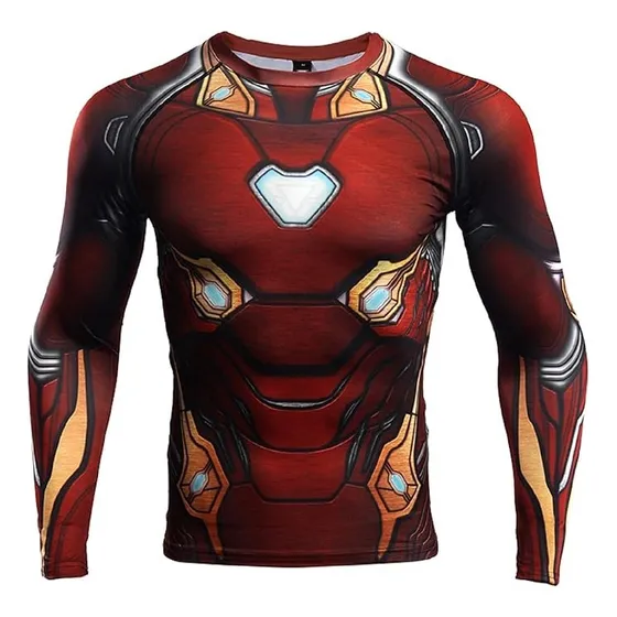 Camisas Sueter Super Heroes Dry Fit 