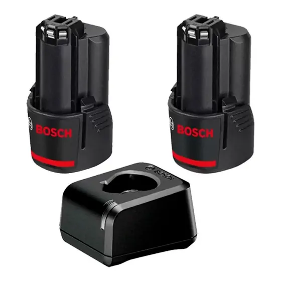 Kit 2 Baterías + Cargador Bosch 12v 2.0 Amperios