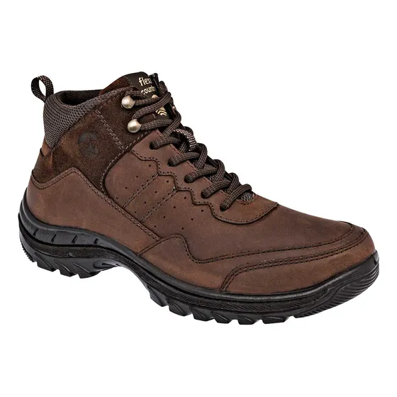 Bota Hiking De Hombre Flexi Cafe 103-654