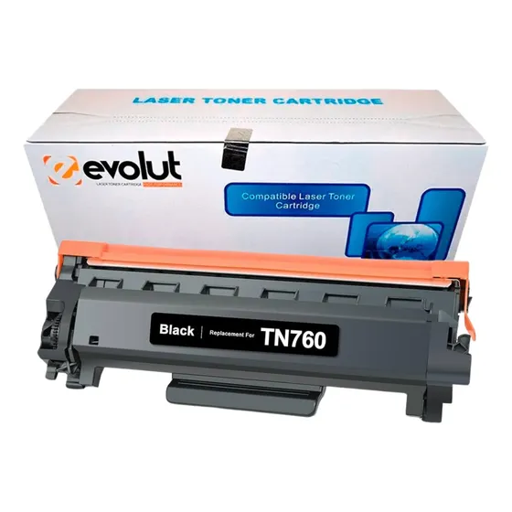 Toner Compativel Para Brother Tn760 L2550/l2370/l2390/239
