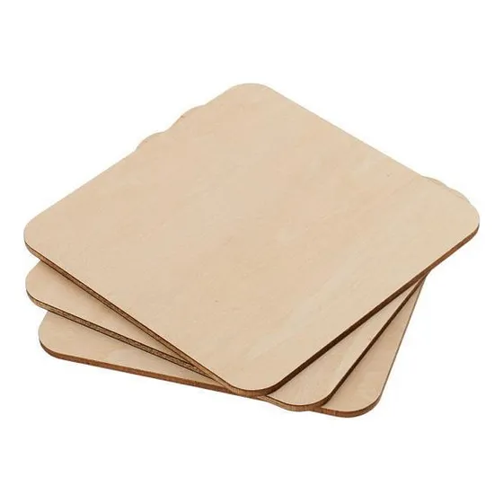 2 Madera Sin Terminar 100x100mm 3 Piezas 100x100mm