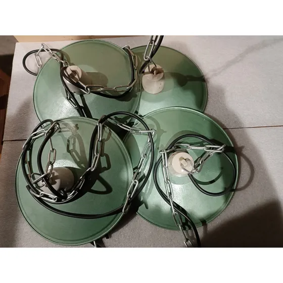 Farol Antiguo Original Industrial Con Cadena