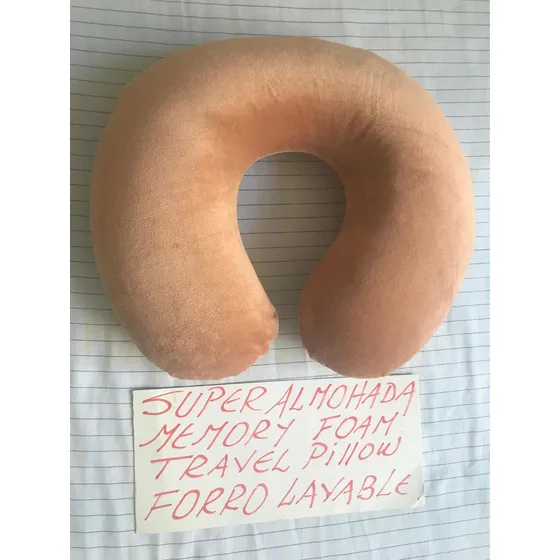 Almohada Cervical-travel Pillow-memory Foam-tal Cual En Foto