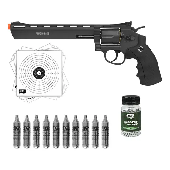Revolver Metal 703b Wingun 4.5 + 10xco2  +esferas De Aço