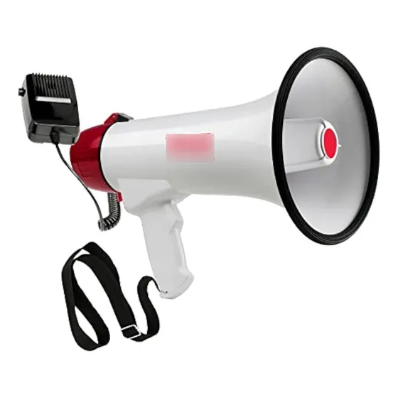 Pyle Megáfono Profesional De 40 Vatios Con Sonido