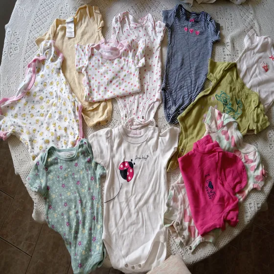Lote De 11 Bodys Marcar Carters Para Niña Bebé