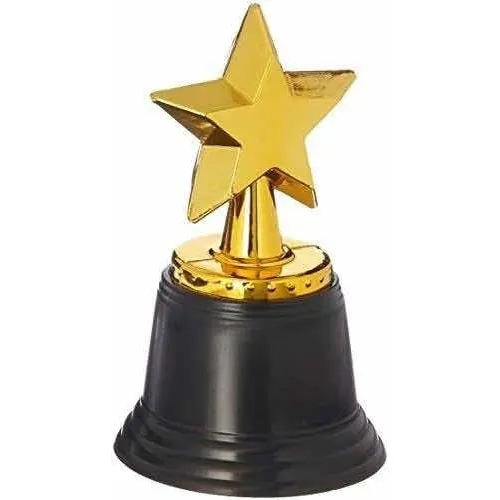 10 Trofeo Estrella Tipo Hollywood Oscar