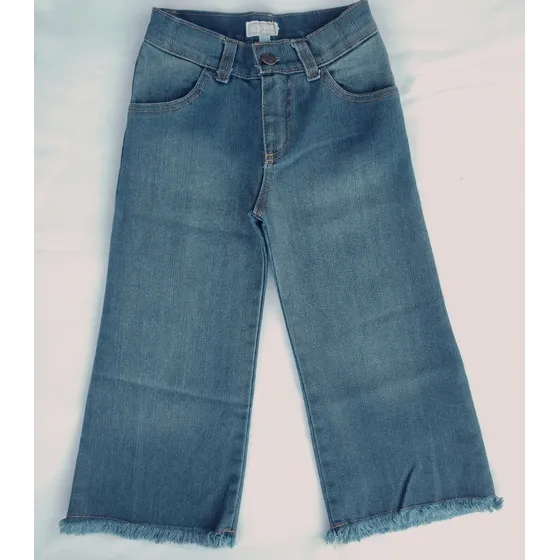 Pantalón Culotte Tiki  Niña Infantil Azul Talle 2 Al 16