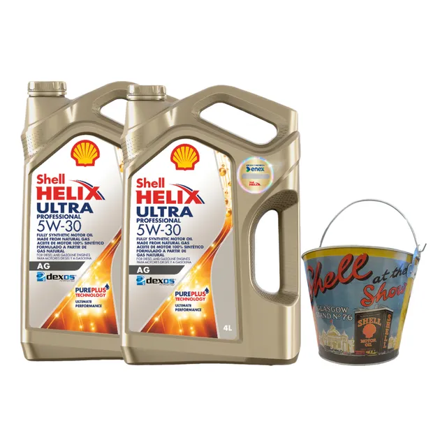 Aceite Motor 5w-30 Shell Helix Ultra Pro Pack 8 Litros