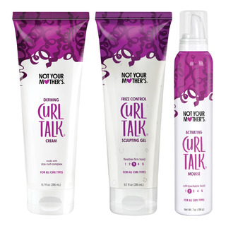 Hair Care Not Your Mother's Curl Talk, Pacote Com 3 Cremes/g Hair Care Not Your Mother's Curl Talk, Pacote Com 3 Cremes/g