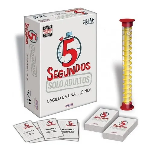 Juego De Mesa 5 Segundos Edicion Solo Adultos . Toyco