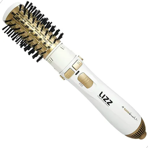 Lizz Escova Rotativa Super Ion Gold Brush 1300w Profissional 127v