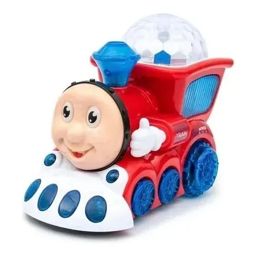 Brinquedo Trem Thomas Trenzinho Infantil Luz Som Bate Volta Cor Sortidos
