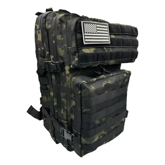 Bolso Táctico Mochila Militar Exterior Viaje Camping Oxf 45l