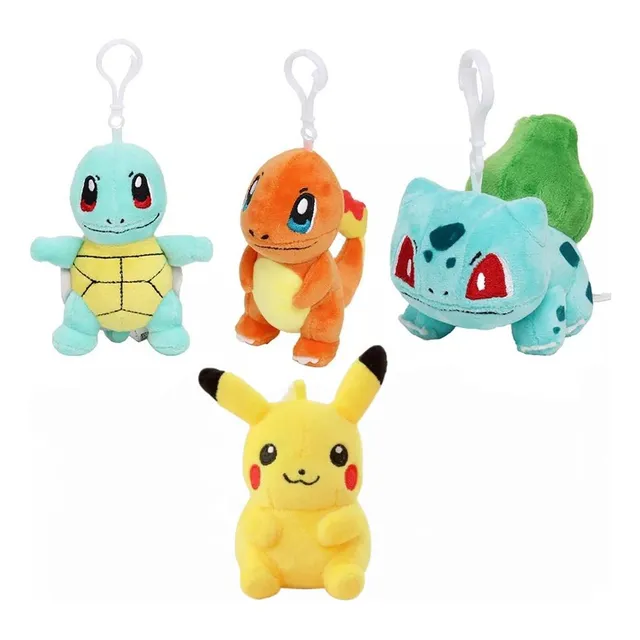 Llavero Peluche Pokemon Premium Pikachu Bulba Charma (10 Cm)