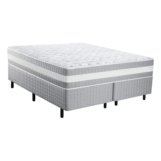 Sommier Colchón Queen Size Premium Dormitorio Compramas