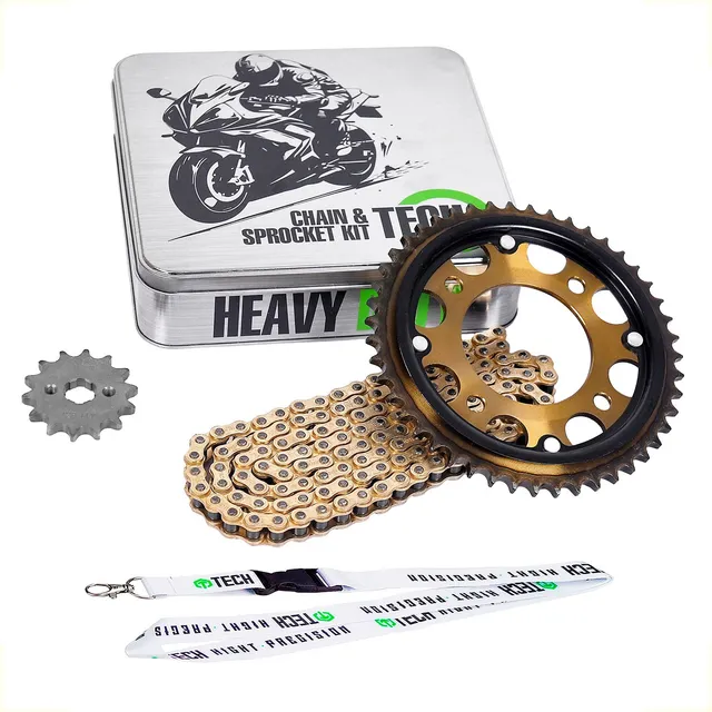 Kit De Arrastre Sprockets Honda Cb 190 R - Reforzada Dorada