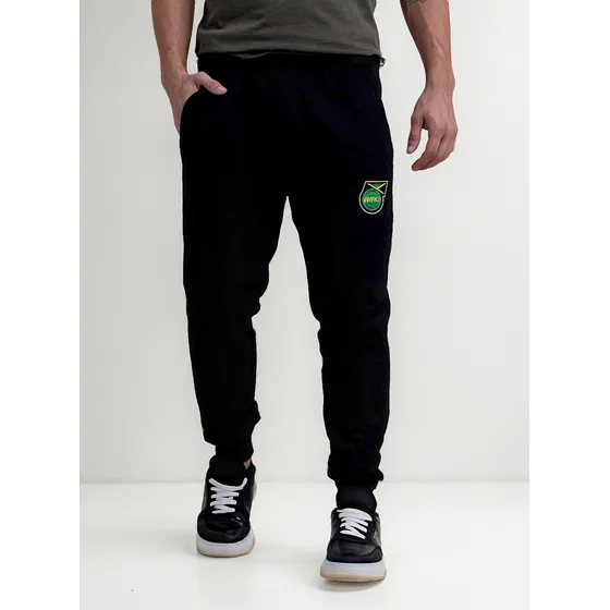 Jogging Con Puño Little Jahmaica Doble Estampa Hombre