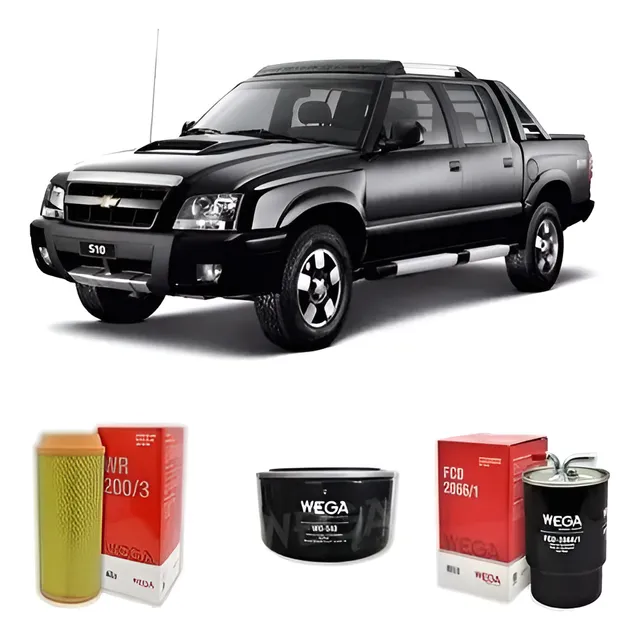 Kit Filtros Chevrolet S10 2.8 Mwm Electronica Wega