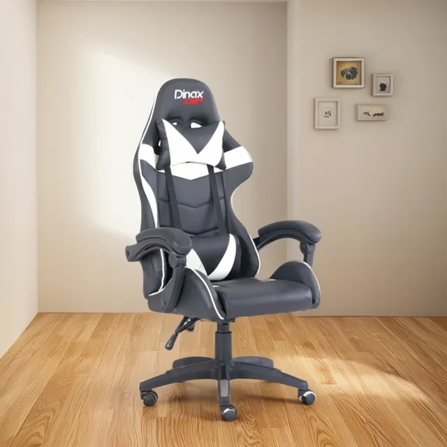 Silla Gamer De Escritorio Reclinable Ergonómica Ecocuero Bla