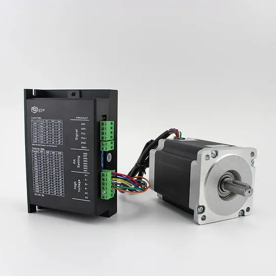 Motor Nema 34 150mm 6a 12 N.m Con Driver Cy860c V 3.0