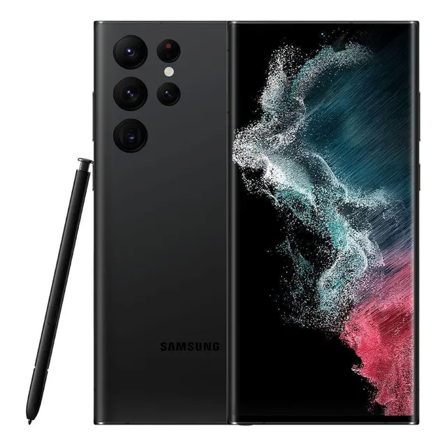 Samsung Galaxy S22 Ultra 5G Dual SIM 256 GB Preto 12 GB RAM - Aceitável (Recondicionado)