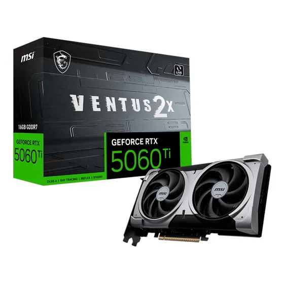 Mercado Livre Placa De Vídeo Msi Rtx 5060 Ti 16gb Gddr7 Ventus Plus 128bts image