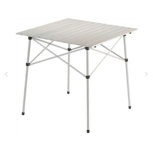 Mesa Pequeña De Aluminio Para Acampar Coleman Plateada